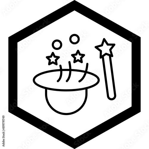 Magic Hat Icon Design © Haris