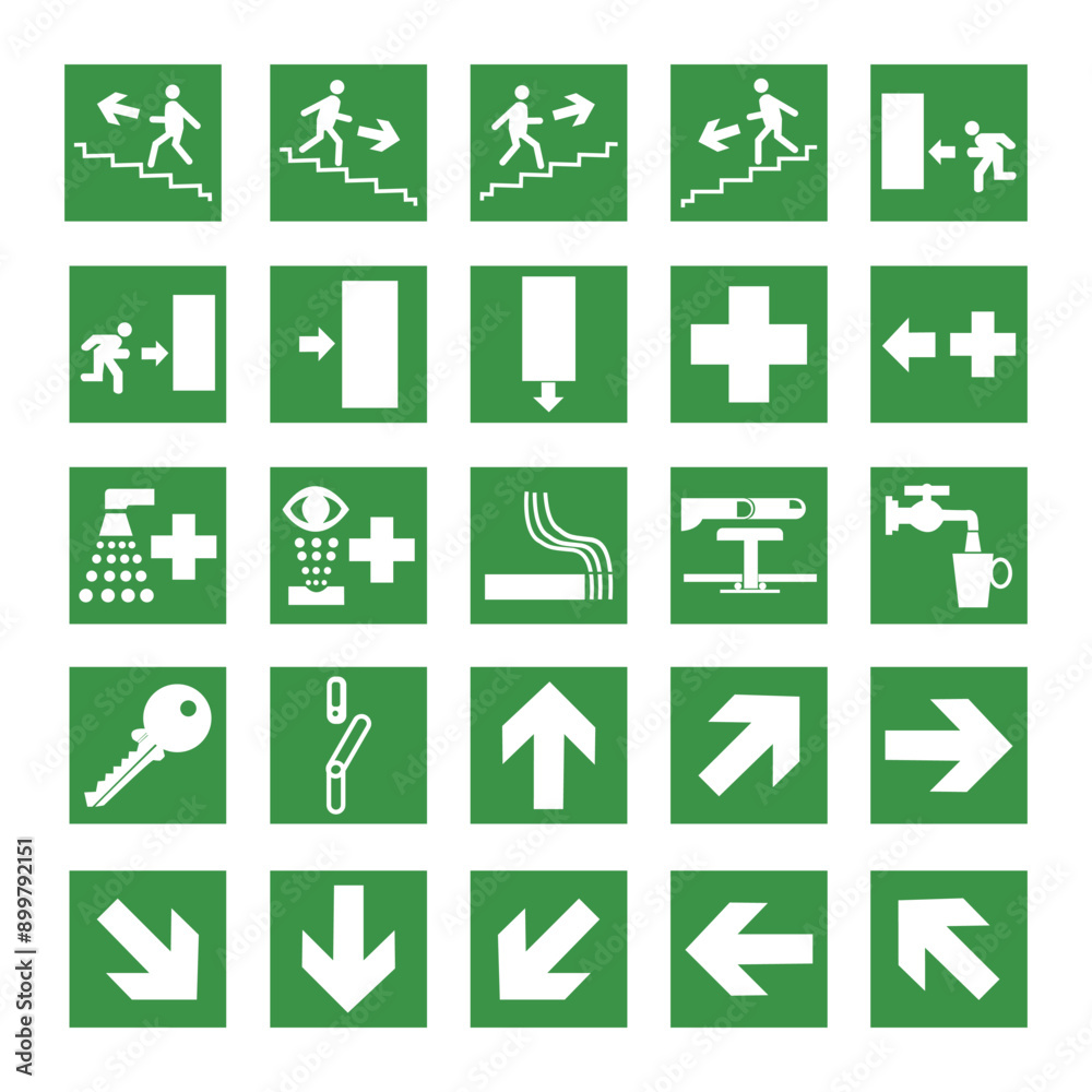 Safe condition signs drawing
