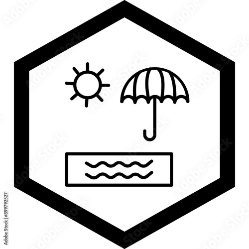 Beach Icon Design