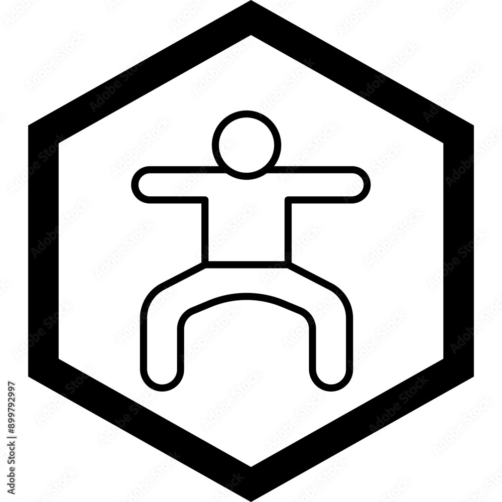 Squat Icon Design Squat Icon Design