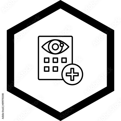 Eye Test Icon Design