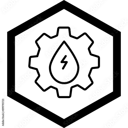 Hydro Power Icon Design