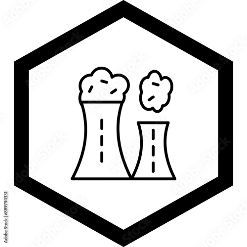 Atmospheric Pollution Icon Design