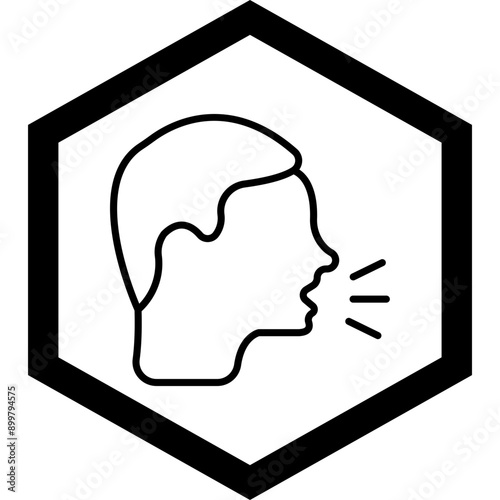 Cough Icon Design