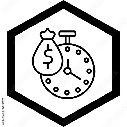 Payment Time Icon Design