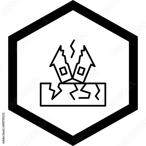 Earthquake Icon Design