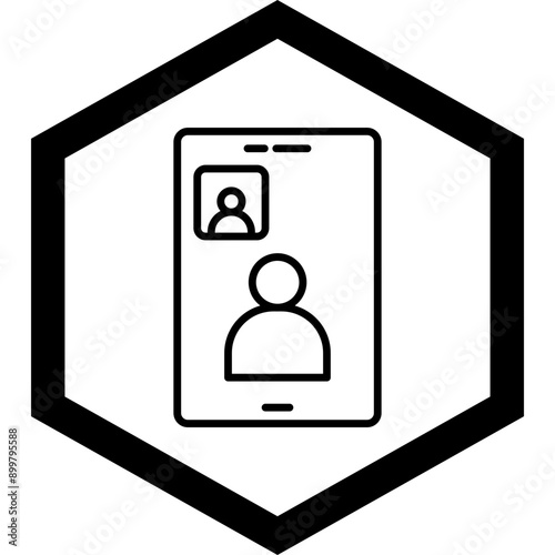 Video Conference Icon Design