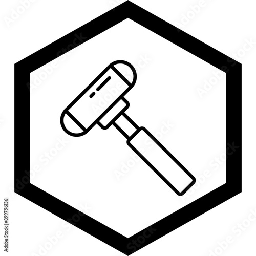 Reflex Hammer Icon Design
