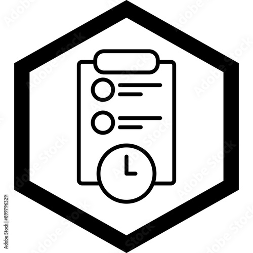 Deadline Icon Design
