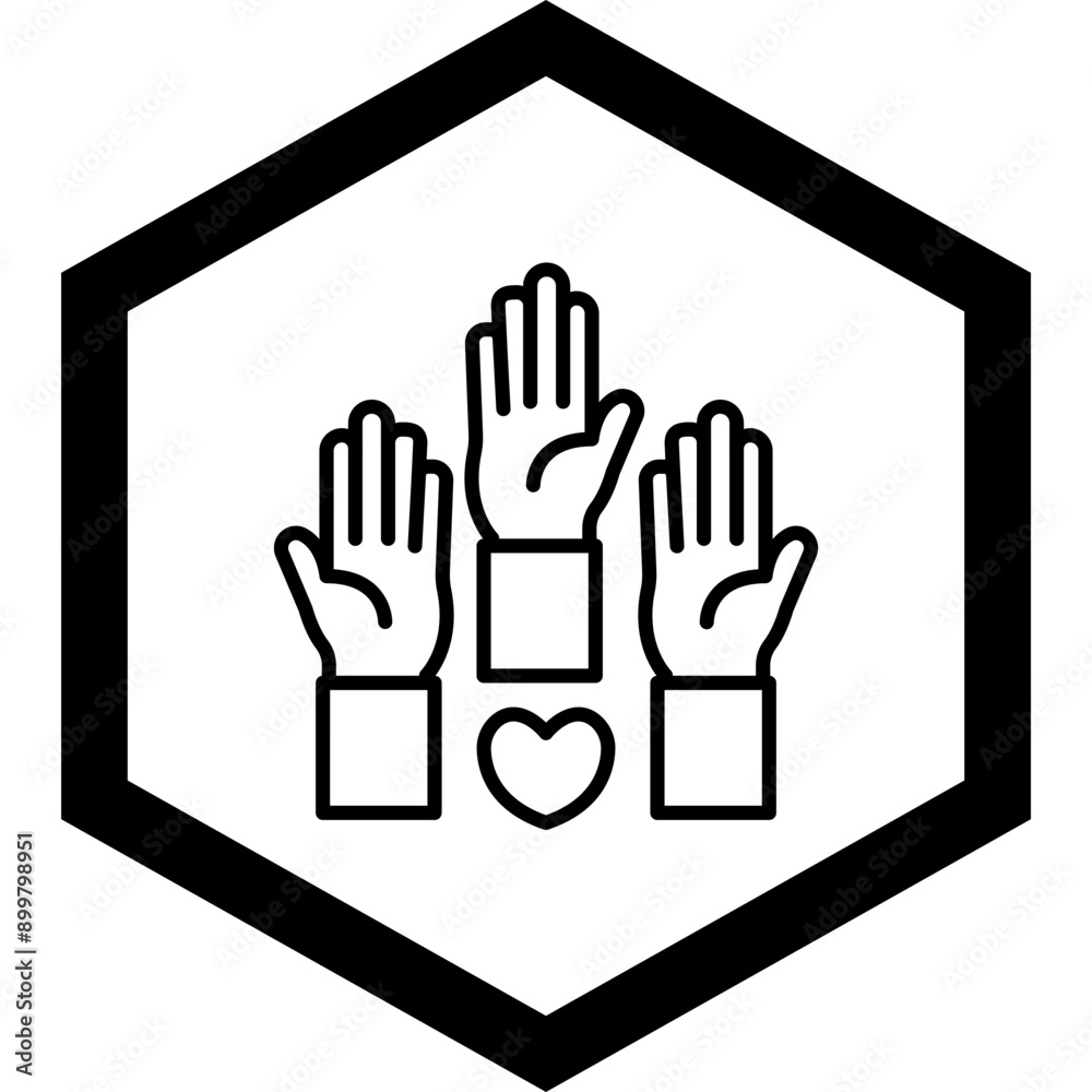 Volunteering Vector Icon Design Volunteering Vector Icon Design