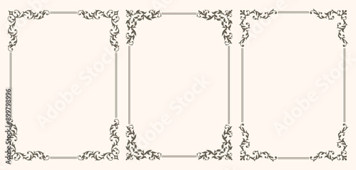 A set of vintage frames