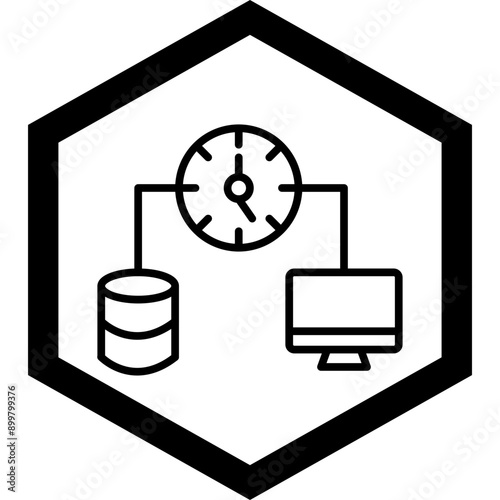 Latency Vector Icon Design