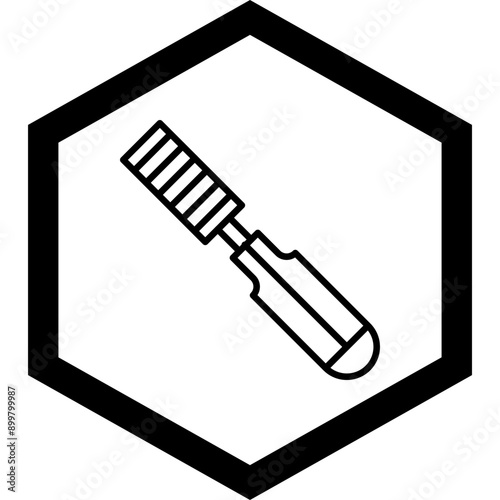 Chisel Vector Icon Design