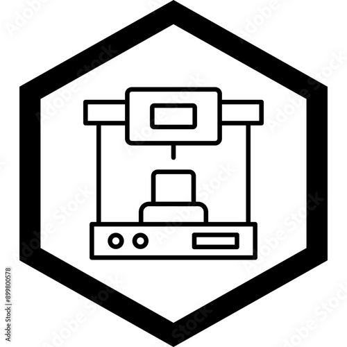 3d Printer Icon Design