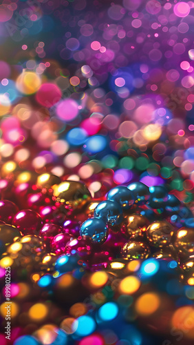 realistic high-resolution photo of Glitter, with detailed background