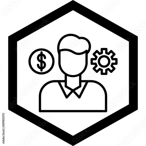 Entrepreneur Icon Design