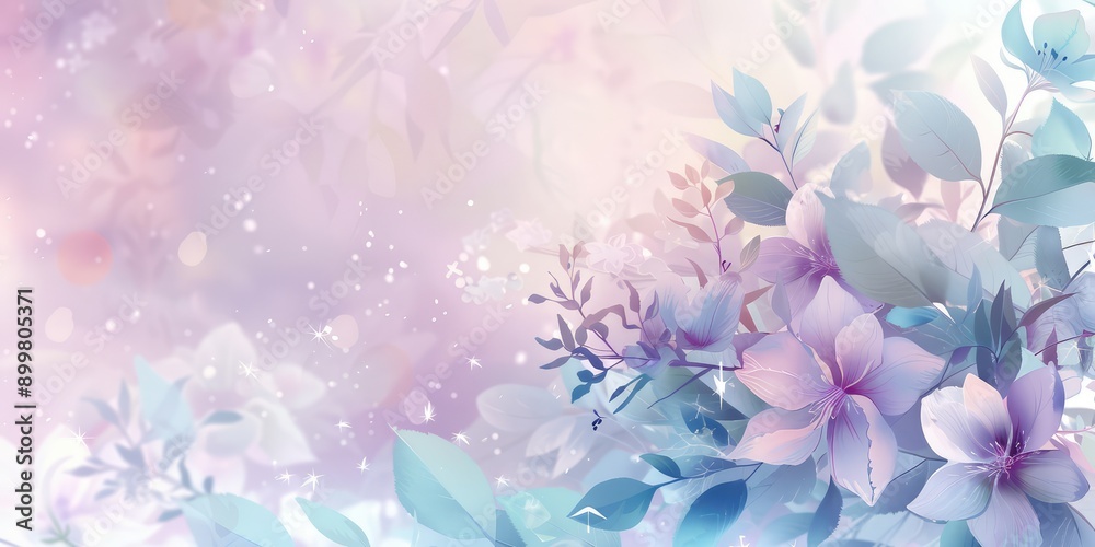 Beautiful nature, sparkling spring landscape. AI generation Beautiful nature, sparkling spring landscape. AI generation