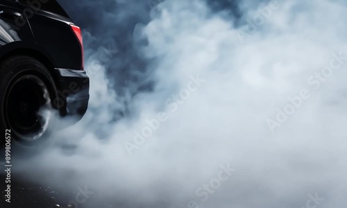 Car Burning Rubber