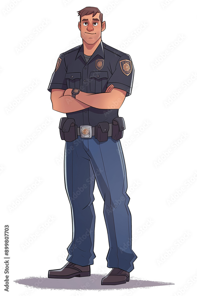 male police officer . Clipart PNG image . Transparent background . Cartoon vector style male police officer . Clipart PNG image . Transparent background . Cartoon vector style