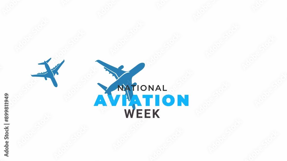 National Aviation week. Flight Motion. National Aviation week. Flight Motion.