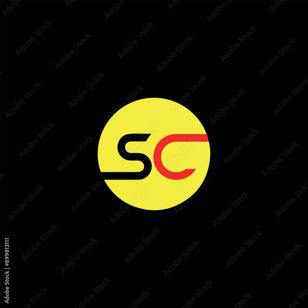 letters sc and cs text logo design vector letters sc and cs text logo design vector