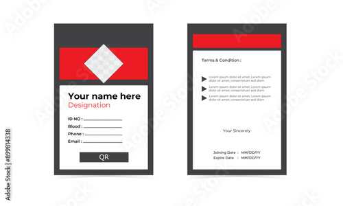  Creative id card design for your company employee |Modern and minimalist id card template