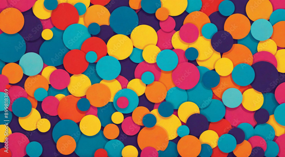 seamless pattern with colorful circles seamless pattern with colorful circles