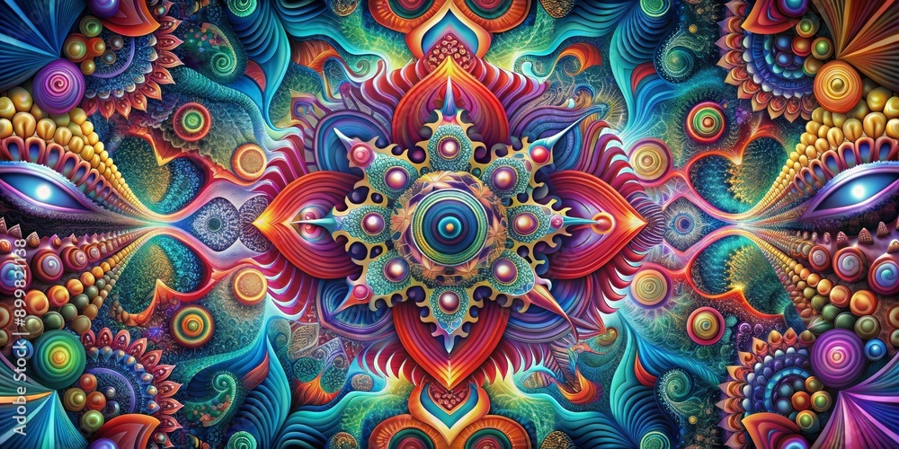 Abstract Colorful Mandala Abstract Colorful Mandala