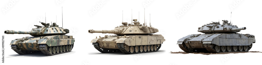 Tank Isolated on Transparent Background Tank Isolated on Transparent Background