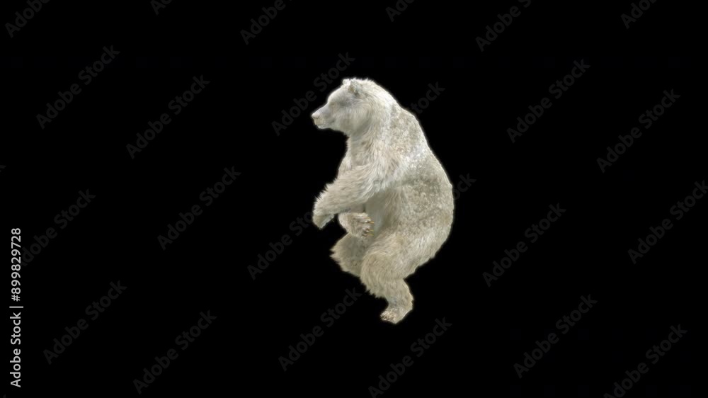 Bear Dancing 3d rendering animal realistic, Animation 3D, Included in the end of the clip with Luma matte. Bear Dancing 3d rendering animal realistic, Animation 3D, Included in the end of the clip with Luma matte.