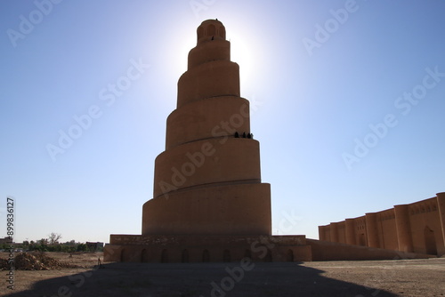 Minaret mosque in samarra in iraq	