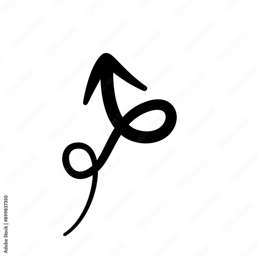 Hand drawn vector arrows doodle on white background. design element vector illustration Hand drawn vector arrows doodle on white background. design element vector illustration