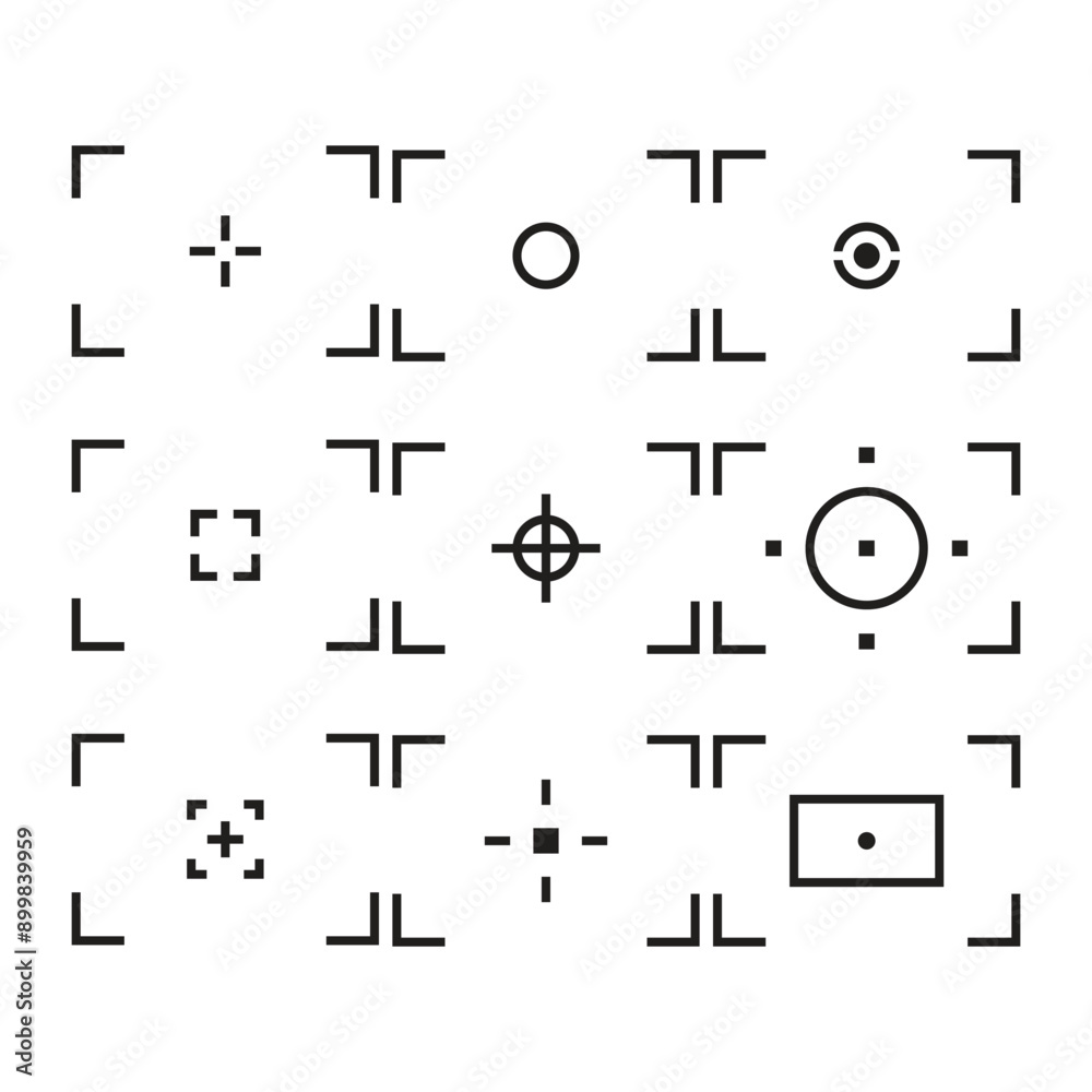 Camera Frame Viewfinder Vector Illustration Camera Frame Viewfinder Vector Illustration