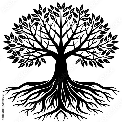 tree silhouette vector