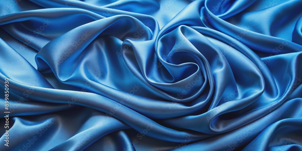 Abstract Blue Silk Drapery, Smooth, Flowing, Texture, Fabric. , silk , drape Abstract Blue Silk Drapery, Smooth, Flowing, Texture, Fabric. , silk , drape