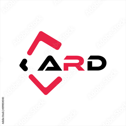 ARD creative minimalist letter logo. ARD unique vector initials alphabet letter logo design