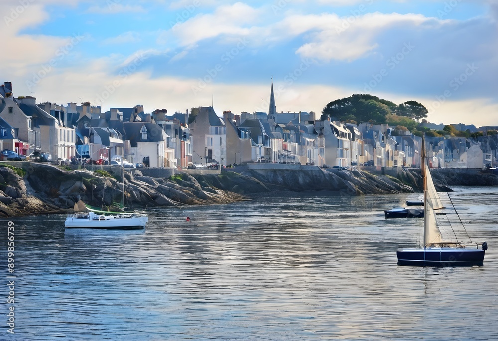Fototapeta premium boats in the harbour
