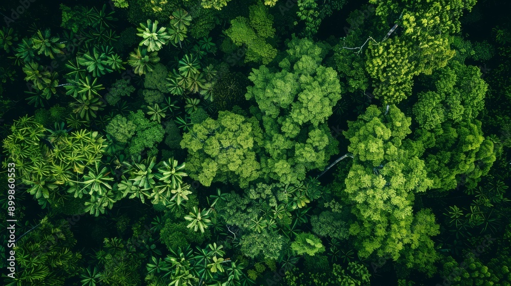 A lush green forest with many trees and plants A lush green forest with many trees and plants