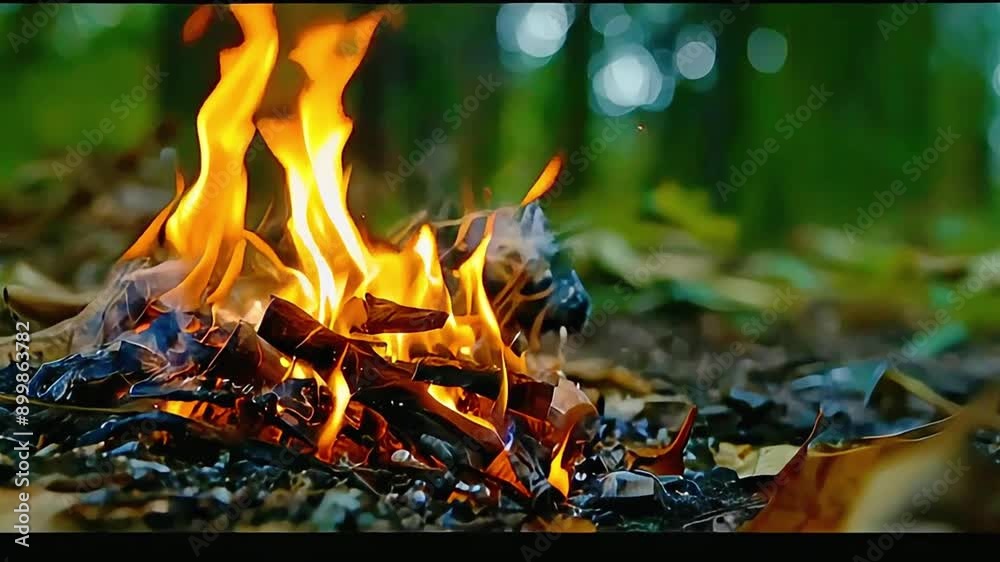 fire in the forest fire in the forest