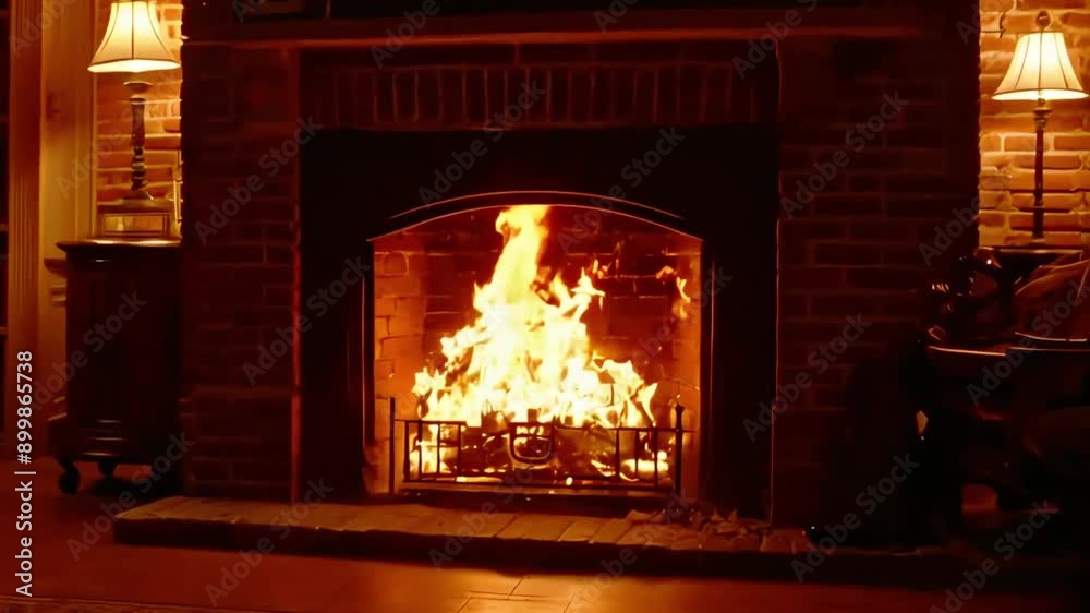 fire in fireplace fire in fireplace