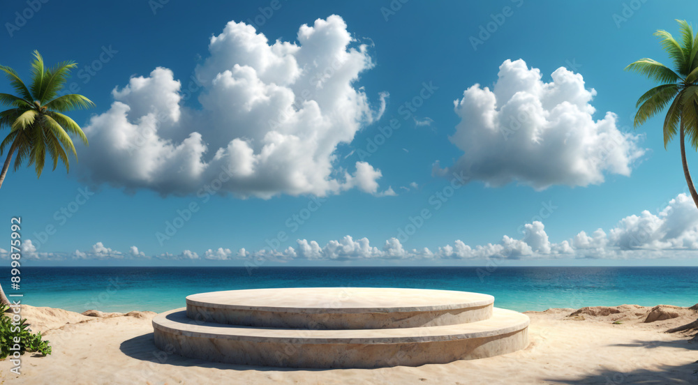 Fototapeta premium trees on the beach