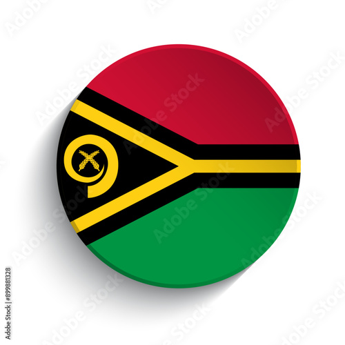 Vanuatu flag button
