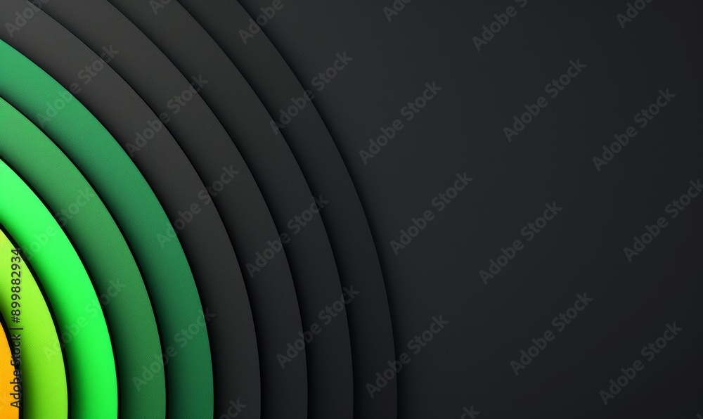 Fototapeta premium Abstract Green and Black Background