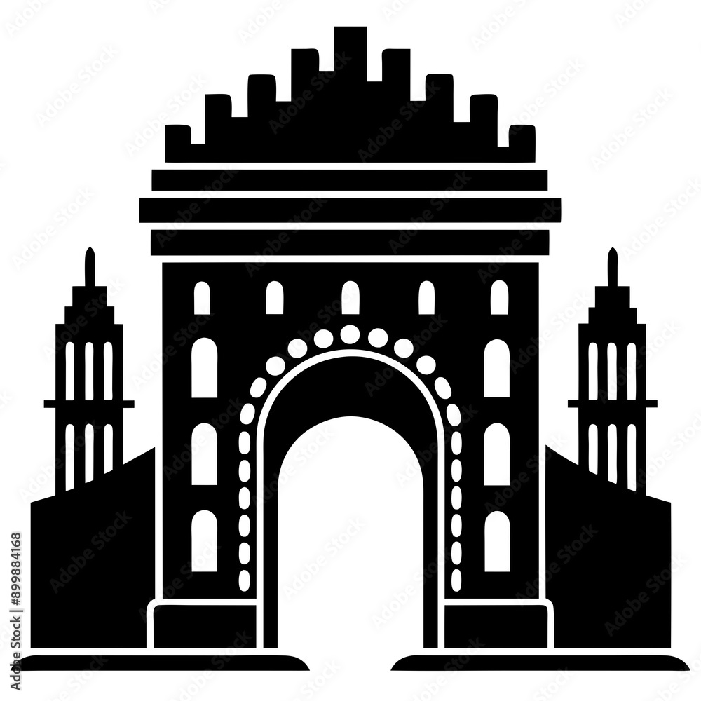 hell gate vector silhouette hell gate vector silhouette