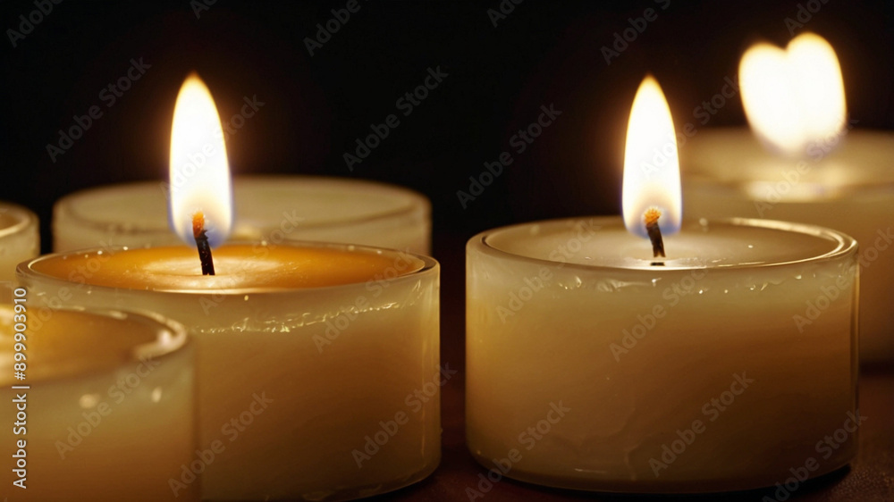 Dark Background with Lit Candle Dark Background with Lit Candle