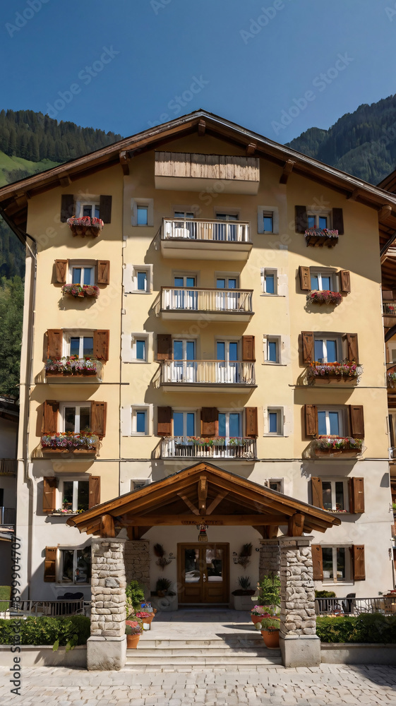 Fototapeta premium South Tyrol hotel