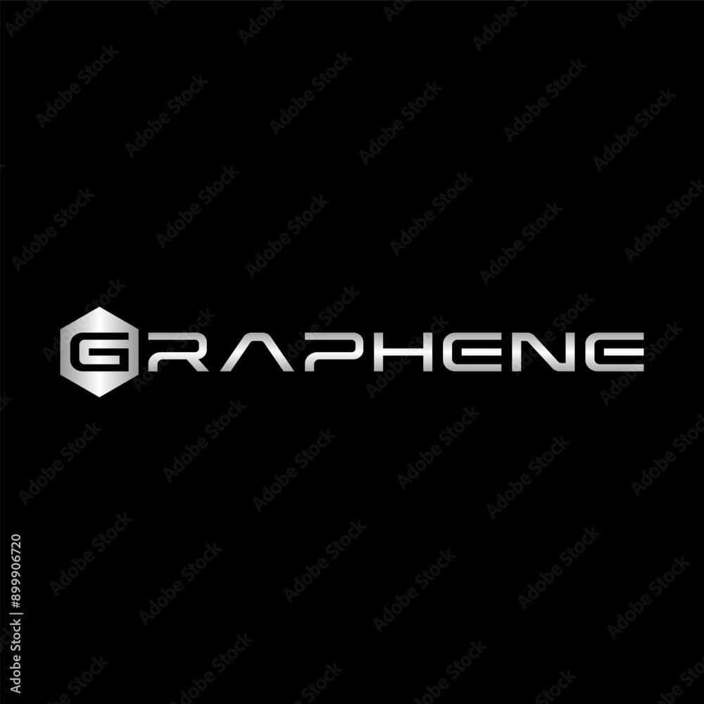 Fototapeta premium Graphene wordmark logo name company