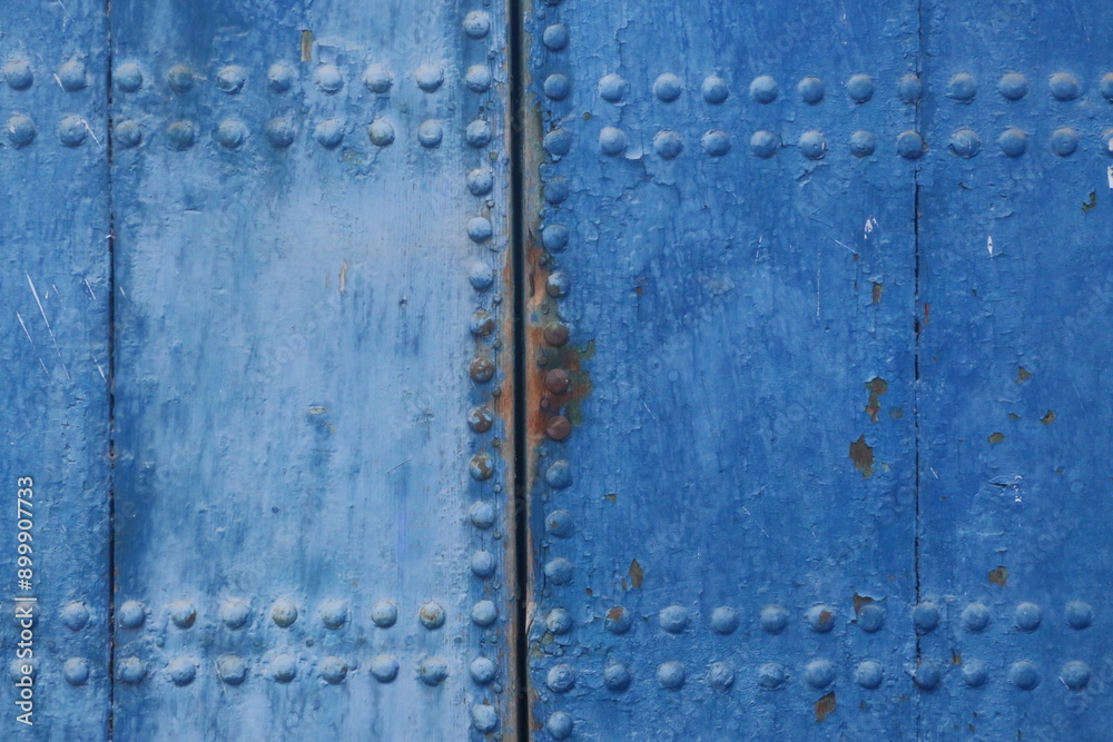 Obraz premium old blue door