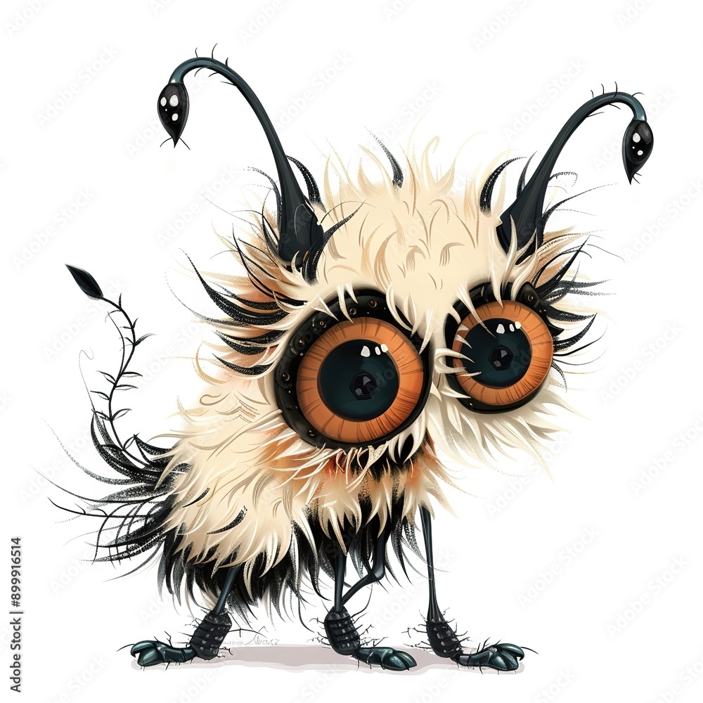 Lice Eclectic animal fashion cartoon isolated whitebackground Lice Eclectic animal fashion cartoon isolated whitebackground