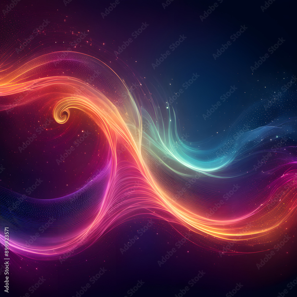 Vibrant Spectrum Swirl: A Cosmic Dance of Color For Backgrounds Vibrant Spectrum Swirl: A Cosmic Dance of Color For Backgrounds